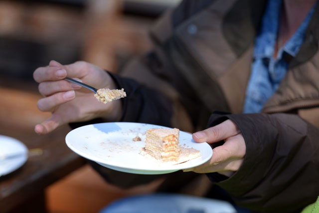 Bild Teller mit Kuchen