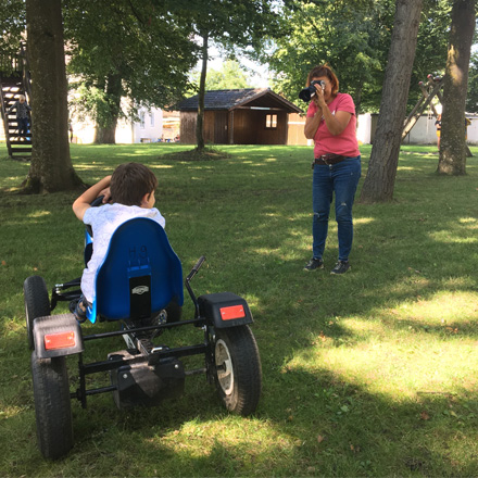 Fotoshooting mit Claudia Brandl